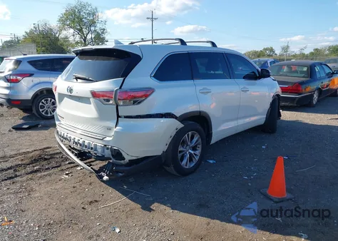 2015 Toyota Highlander Le Plus V6 z USA, uszkodzony, nr VIN 5TDZKRFH5FS118506